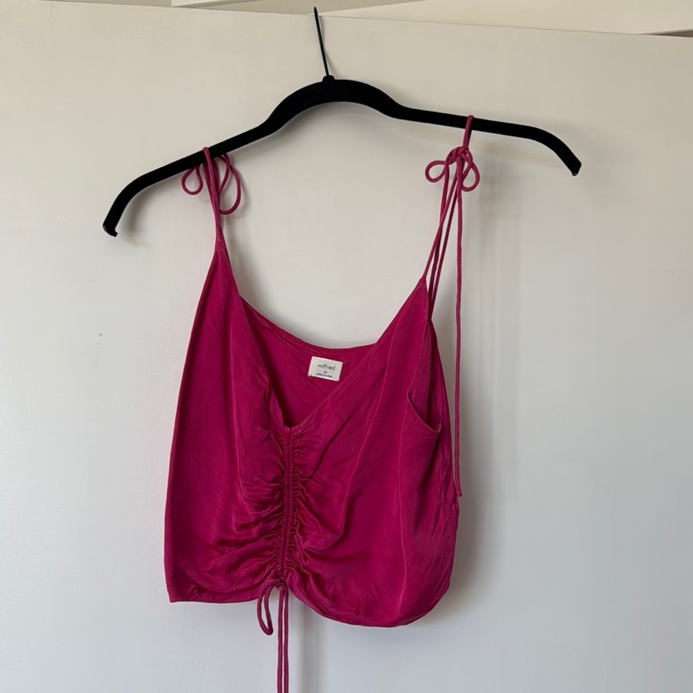 Aritzia Wilfred Satin Tank